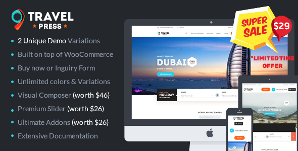 Travel Agency WordPress Theme Travel Agency WordPress Theme
