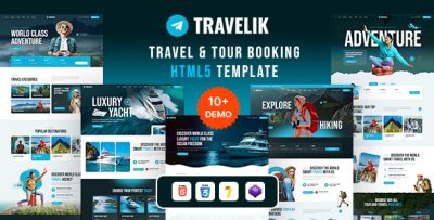 Travelik - Travel Booking & Tour Agency HTML5 Template