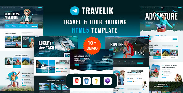 Travelik - Travel Booking & Tour Agency HTML5 Template Travelik - Travel Booking & Tour Agency HTML5 Template