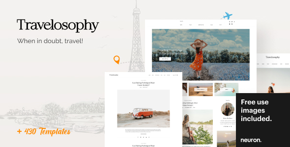 Travelosophy - Travel Blog WordPress Theme Travelosophy - Travel Blog WordPress Theme