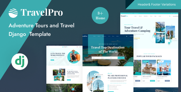 TravelPro - Adventure Tour and Travel Agency Django 5 Template TravelPro - Adventure Tour and Travel Agency Django 5 Template