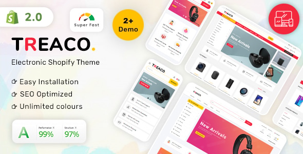 Treaco - Multipurpose E-commerce Shopify Theme Treaco - Multipurpose E-commerce Shopify Theme