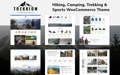Trekkiow - Hiking, Camping, Trakking and Sports Store WooCommerce Theme