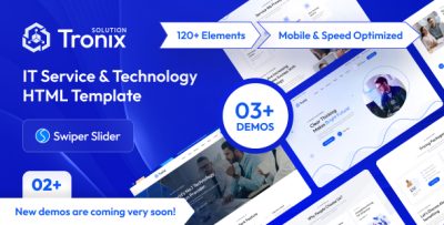 Tronix - IT Service And Technology HTML Template