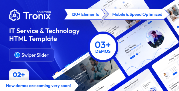 Tronix – IT Service And Technology HTML Template Tronix – IT Service And Technology HTML Template