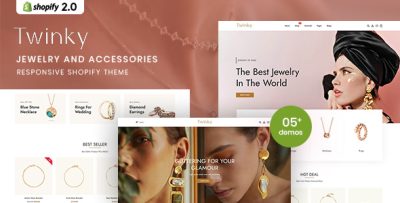 Twinky - Jewelry And Accessories Responsive Shopify 2.0 Theme