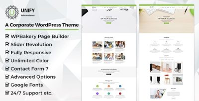 Unify- Corporate WordPress Theme