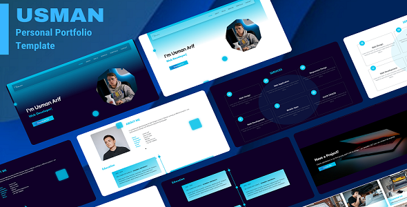 Usman - Responsive Personal Portfolio Template Usman - Responsive Personal Portfolio Template