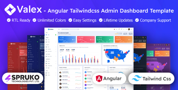 Valex - Tailwind CSS Angular Admin Dashboard Template Valex - Tailwind CSS Angular Admin Dashboard Template