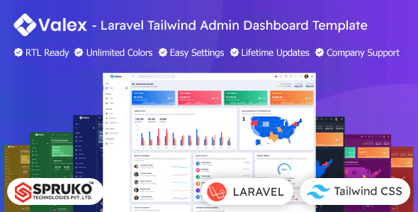Valex - Tailwind CSS Laravel Admin Dashboard Template Valex - Tailwind CSS Laravel Admin Dashboard Template