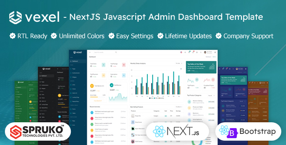 Vexel - Nextjs javascript Template Dashboard Vexel - Nextjs javascript Template Dashboard