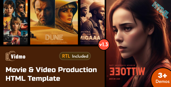 Vidmo - Movie & Video Production Release Bootstrap 5 Template Vidmo - Movie & Video Production Release Bootstrap 5 Template