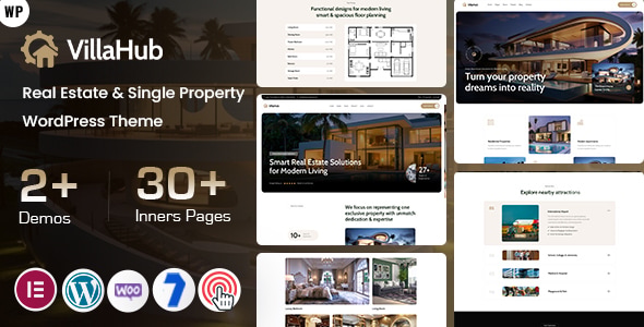 Villahub - Real Estate & Single Property WordPress Theme Villahub - Real Estate & Single Property WordPress Theme