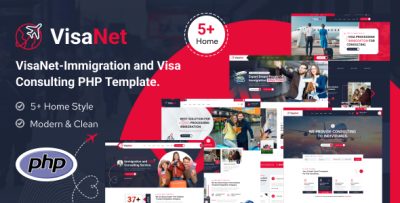 VisaNet - Immigration and Visa Consulting PHP Template