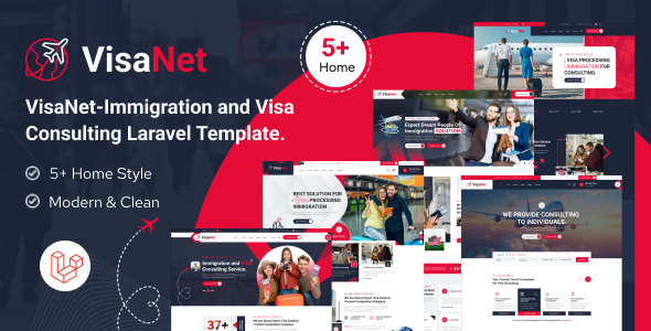 VisaNet – Immigration and Visa Consulting Laravel Template VisaNet – Immigration and Visa Consulting Laravel Template