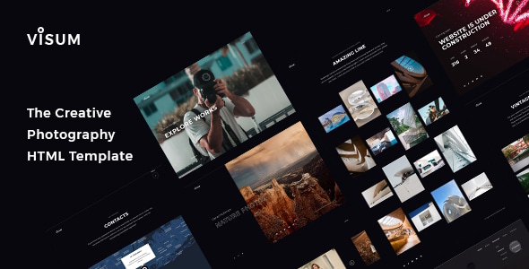 Visum - Creative AJAX Photography Template Visum - Creative AJAX Photography Template