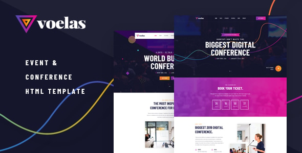 Voelas - Event & Conference HTML Template Voelas - Event & Conference HTML Template