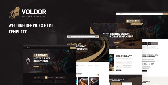 Voldor - Welding & Metal Work HTML Template Voldor - Welding & Metal Work HTML Template