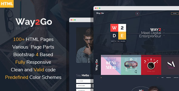 Way2Go - Digital Entrepreneur HTML Template Way2Go - Digital Entrepreneur HTML Template