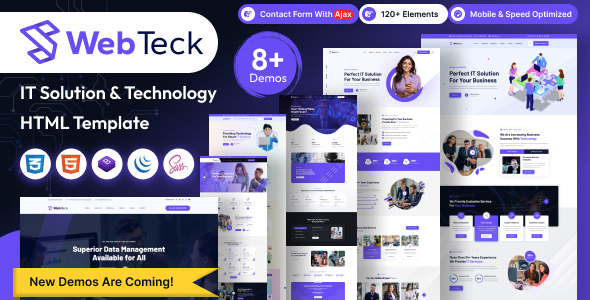 Webteck - IT Solution and Technology HTML Template Webteck - IT Solution and Technology HTML Template