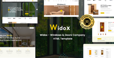 Widox - Windows & Doors Company HTML Template