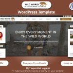 Wild World - Wild Life, Animal Zoo, Reptile & Photography Template