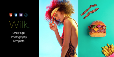 Wilk - One Page Photography Template