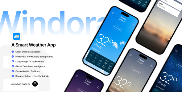 Windora -A Simple Weather Forecast App Windora -A Simple Weather Forecast App
