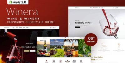 Winera - Wine & Winery Responsive Shopify 2.0 Theme