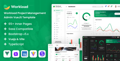 Workload - Vue Js Project Management Admin Template