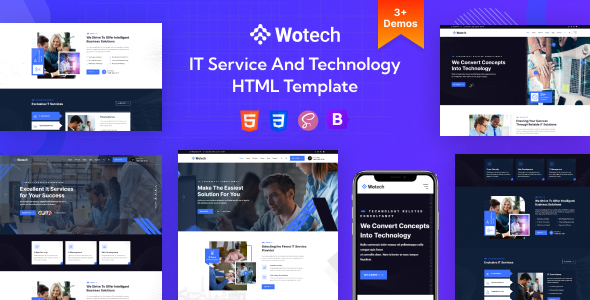 Wotech - IT Service And Business HTML Template Wotech - IT Service And Business HTML Template