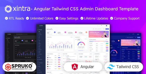 Xintra - Tailwind CSS Admin Dashboard Angular Template Xintra - Tailwind CSS Admin Dashboard Angular Template