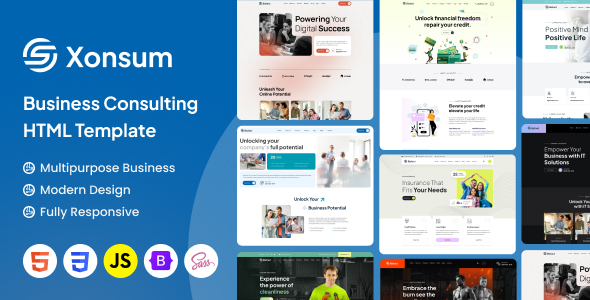 Xonsum - Multipurpose Business HTML Template Xonsum - Multipurpose Business HTML Template