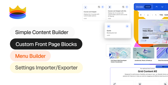 XY Premium Moodle Theme - Customizable & Responsive with Front-Page Builder XY Premium Moodle Theme - Customizable & Responsive with Front-Page Builder