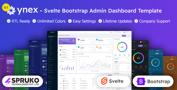 Ynex - Svelte Admin Dashboard Bootstrap Template Ynex - Svelte Admin Dashboard Bootstrap Template