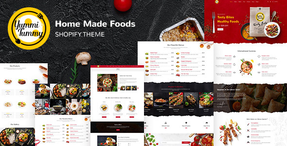Yummi - Food Delivery Shopify Theme Yummi - Food Delivery Shopify Theme