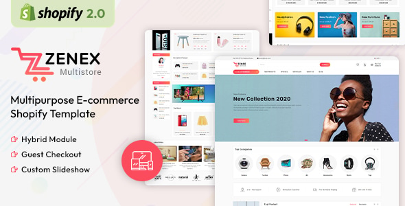 Zenex - Multipurpose E-commerce Shopify 2.0 Template Zenex - Multipurpose E-commerce Shopify 2.0 Template