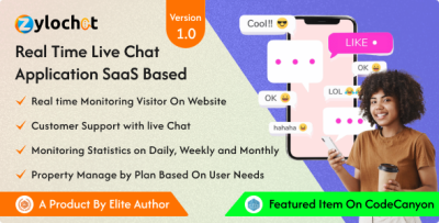 ZyloChat - Real Time Live Chat and Website Visitor tracking Application (Saas Based)