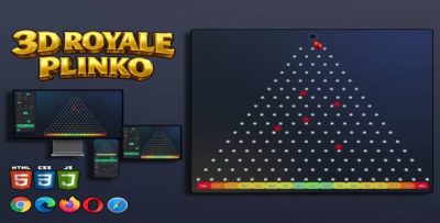 3D Royale Plinko - HTML5 Casino Game