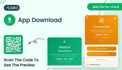 App Download - vCard SaaS Add-On