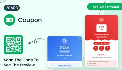 Coupon - vCard SaaS Add-On