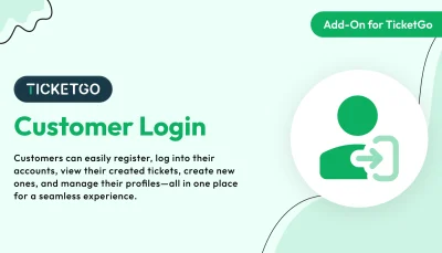 Customer Login – TicketGo Add-On