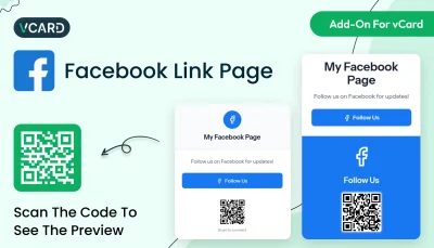 Facebook Link Page - vCard SaaS Add-On