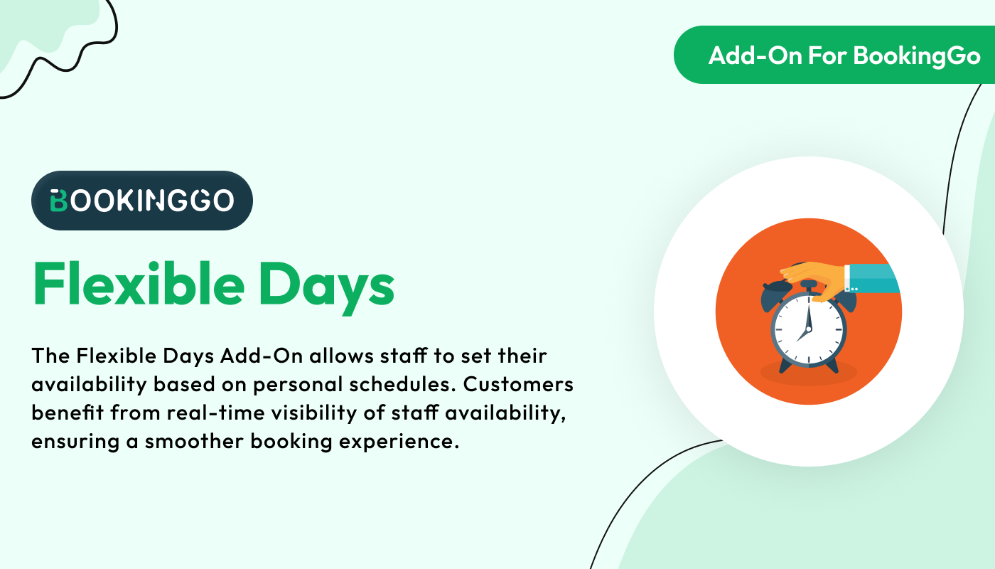 Flexible Days - BookingGo SaaS Add-On Flexible Days - BookingGo SaaS Add-On