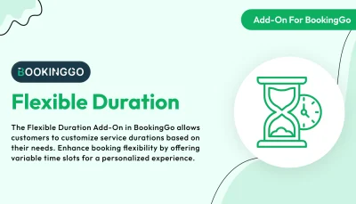 Flexible Duration – BookingGo SaaS Add-On