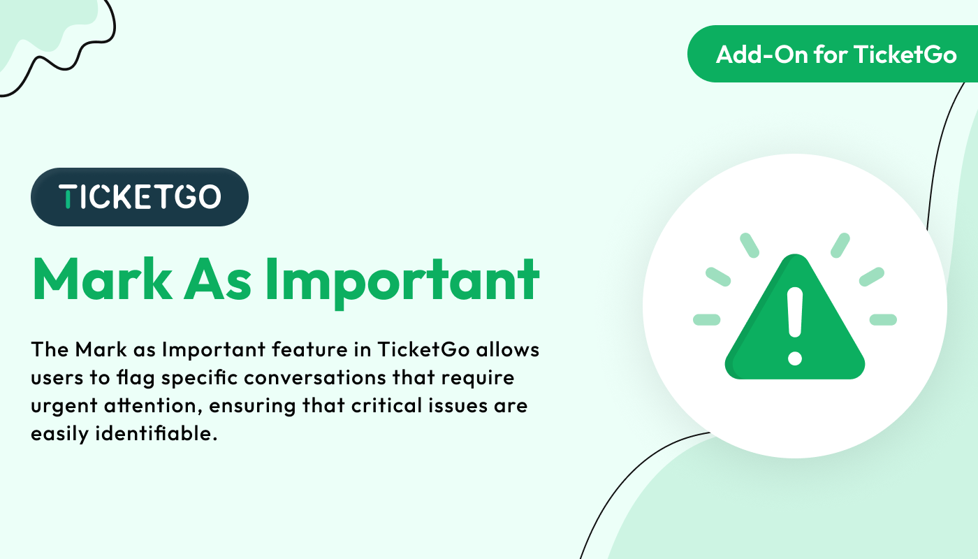 Mark As Important – TicketGo Add-On Mark As Important – TicketGo Add-On