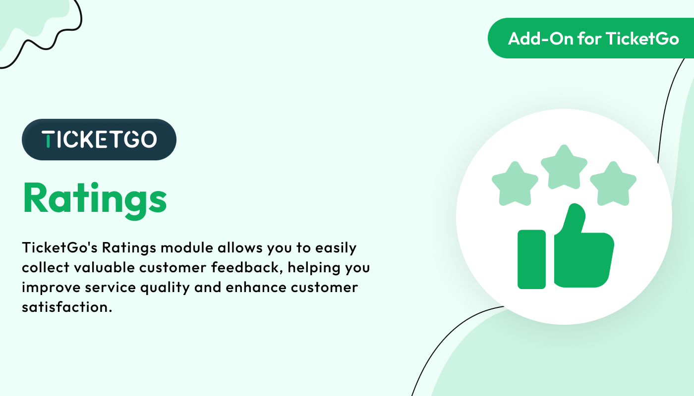 Ratings – TicketGo Add-On Ratings – TicketGo Add-On