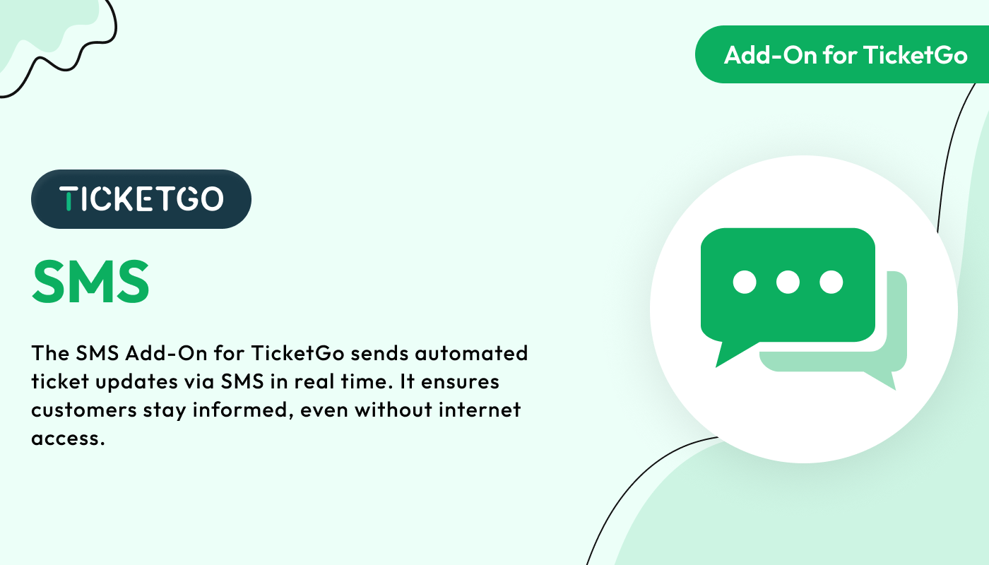 SMS - TicketGo Add-On SMS - TicketGo Add-On