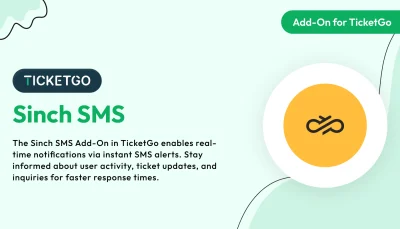 Sinch SMS – TicketGo Add-On