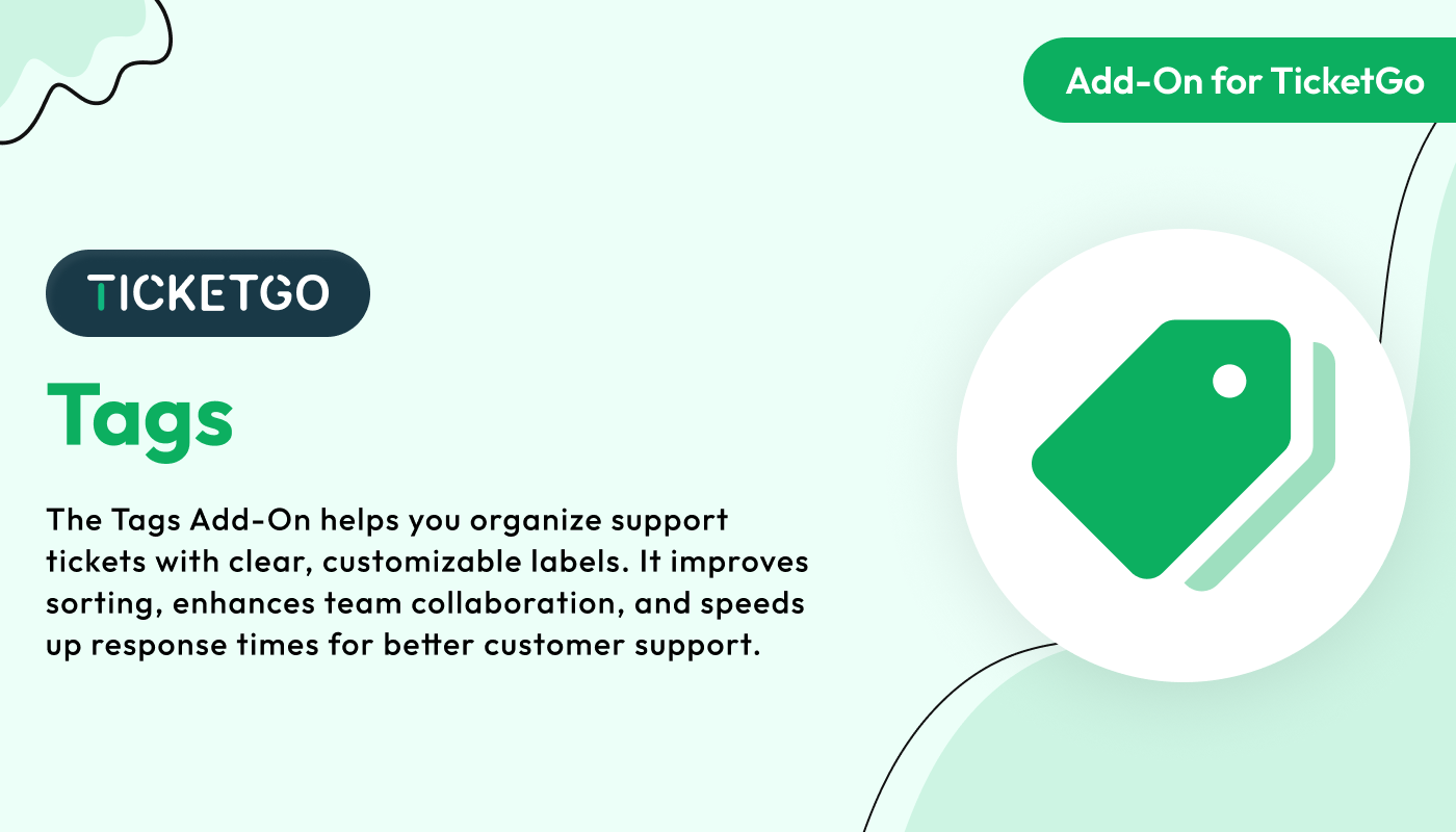 Tags – TicketGo Add-On Tags – TicketGo Add-On